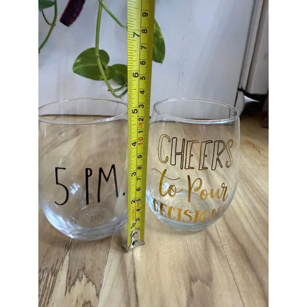 5 PM Cheers to POUR decisions glasses